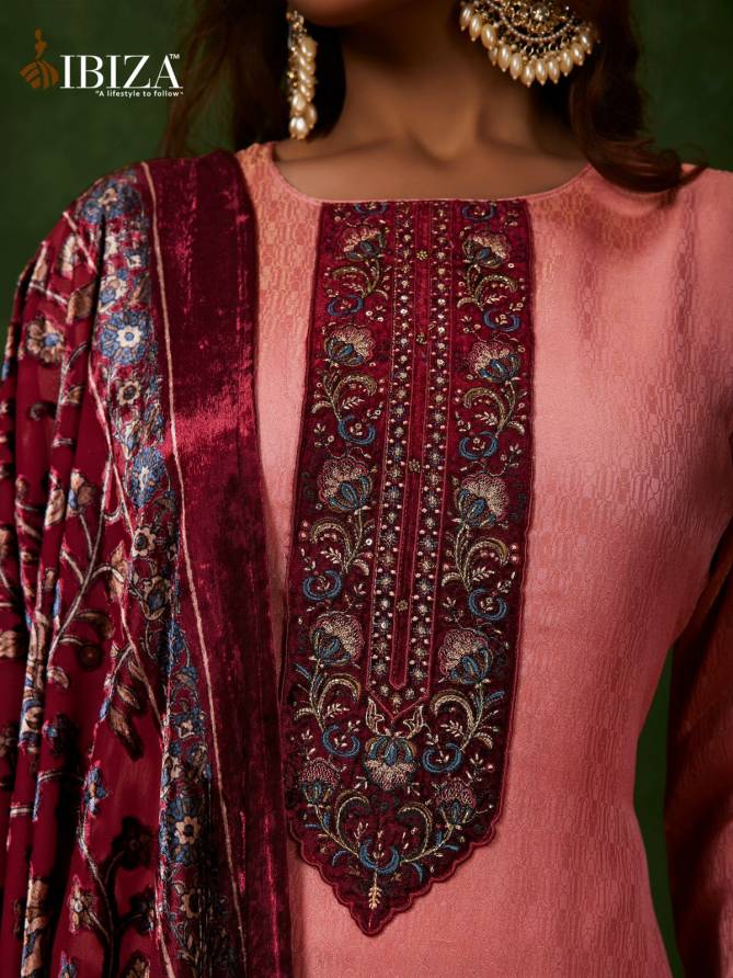 Nemyra By Ibiza Morcco Silk Jacquard Designer Salwar Kameez Wholesale Price In Surat	